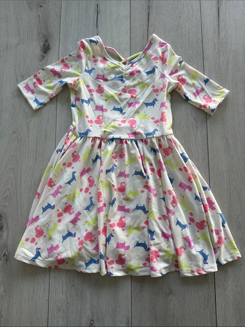 Dot Dot Smile Ballerina Dress Dog Confetti 3/4 NWT